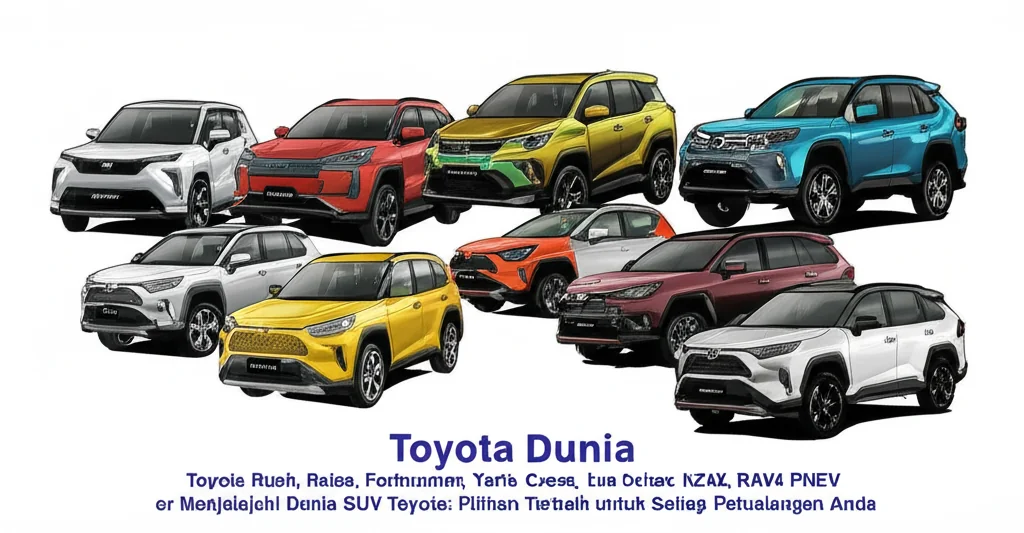 Ilustrasi Dunia SUV Toyota