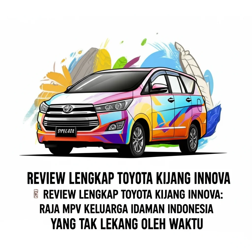 Ilustrasi Mobil Toyota Kijang Innova