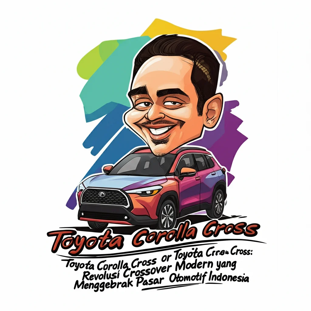 Ilustrasi Toyota Corolla Cross